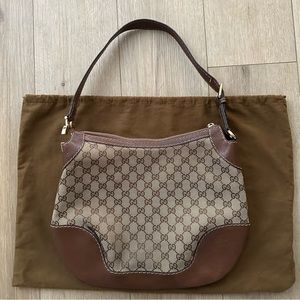 Preloved Gucci Charlotte Canvas Shoulder Bag